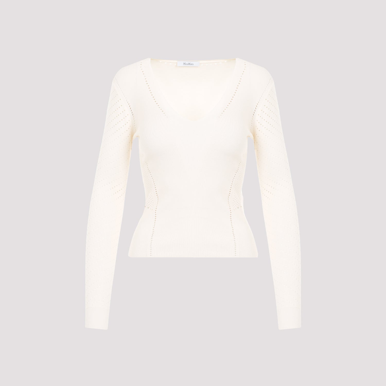 MAX MARA-OUTLET-SALE-Sweater WEISS-ARCHIVIST