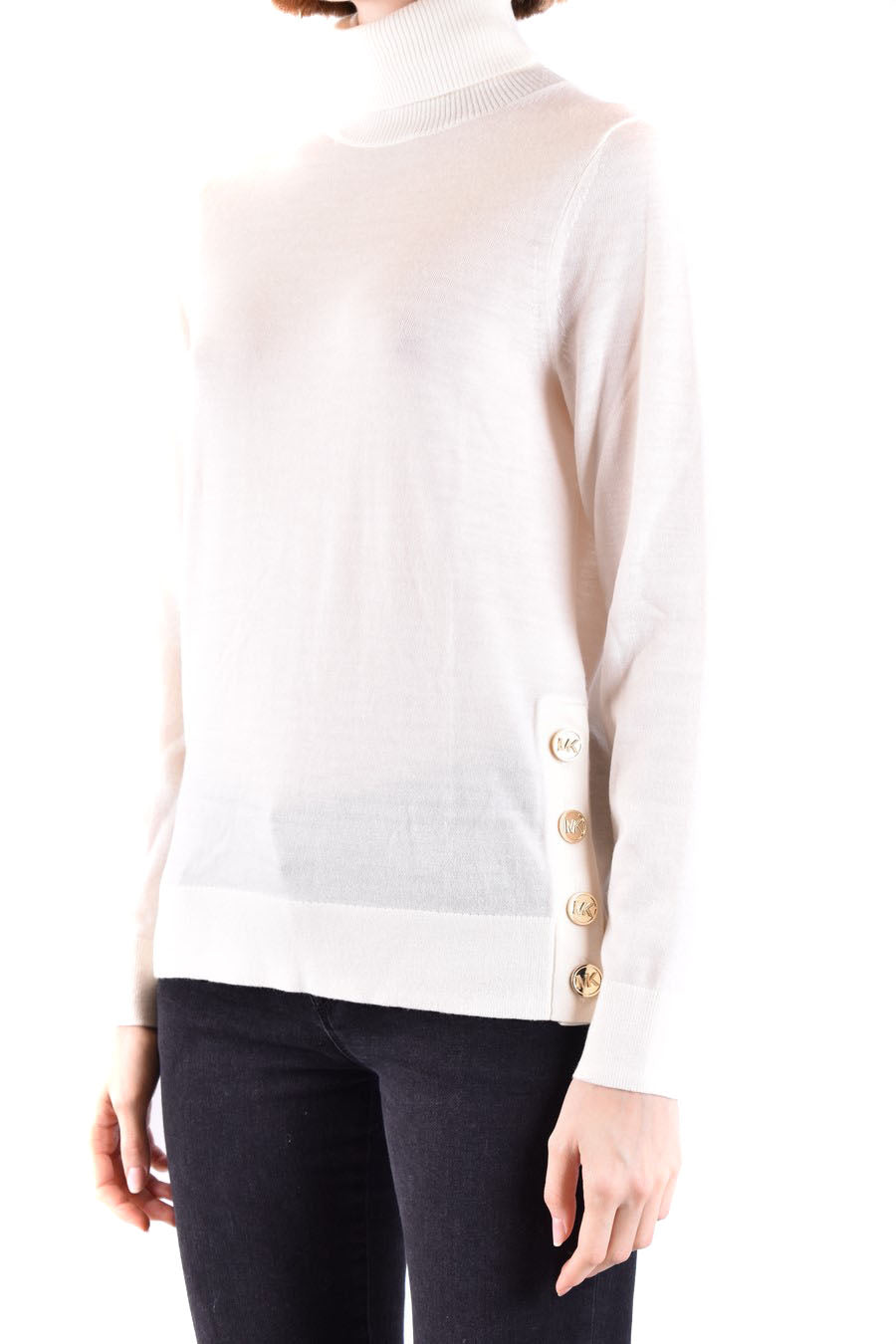 MICHAEL KORS-OUTLET-SALE-Sweater WEISS-ARCHIVIST