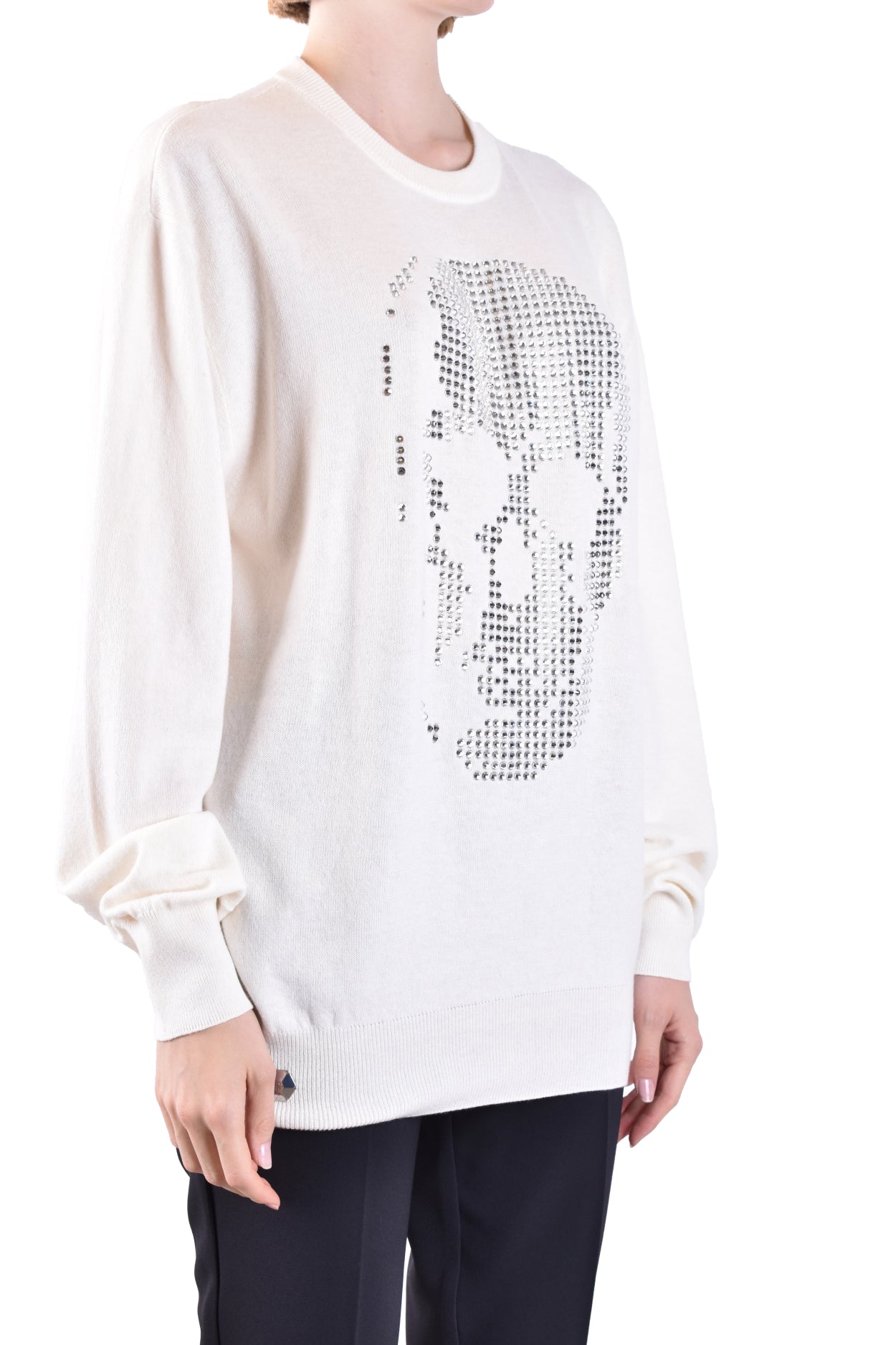 PHILIPP PLEIN-OUTLET-SALE-Sweater WEISS-ARCHIVIST