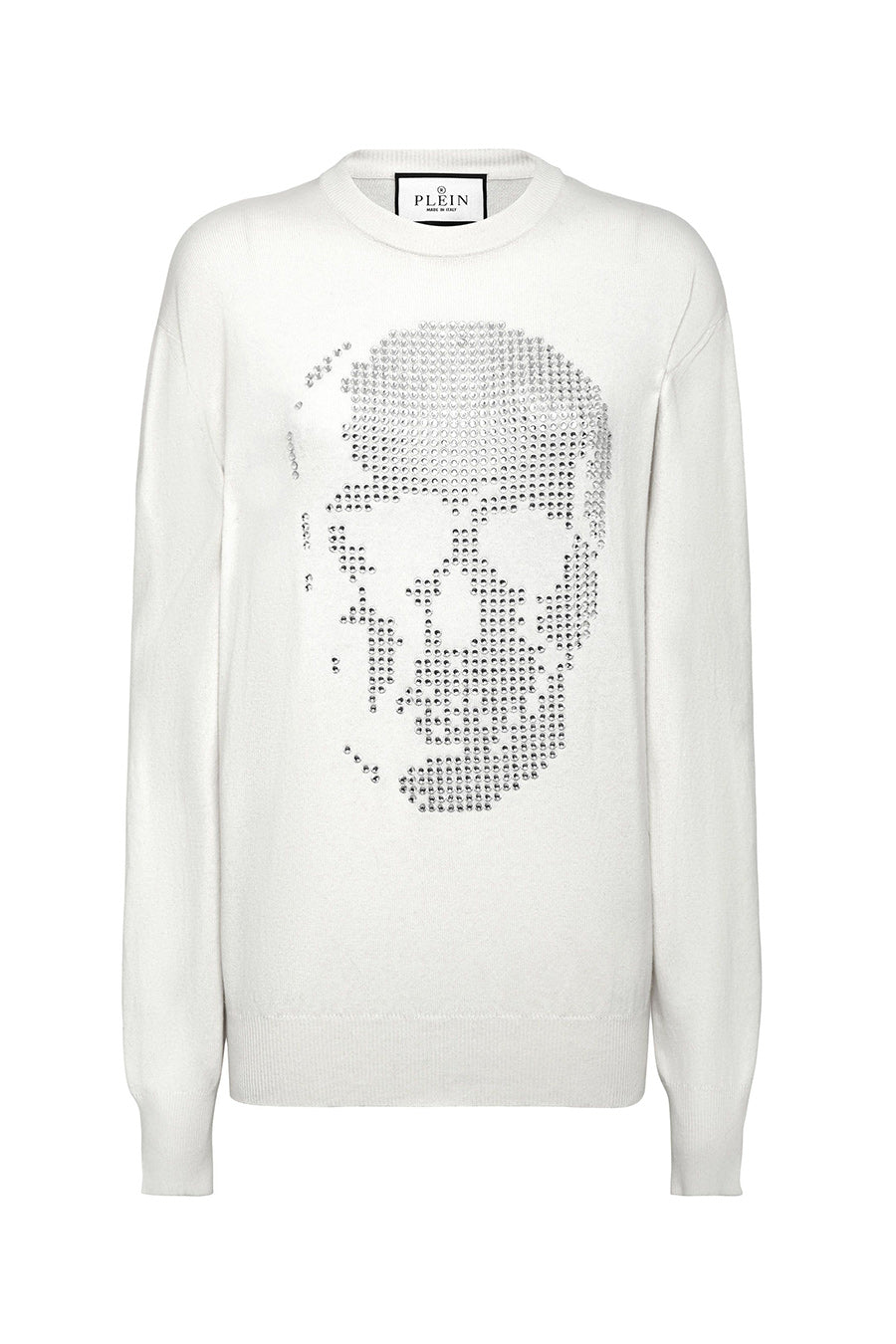 PHILIPP PLEIN-OUTLET-SALE-Sweater WEISS-ARCHIVIST