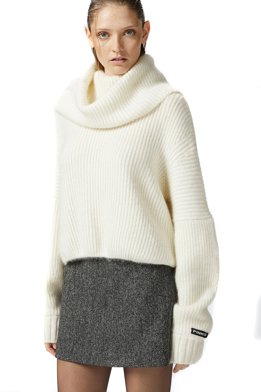 PINKO-OUTLET-SALE-Sweater WEISS-ARCHIVIST