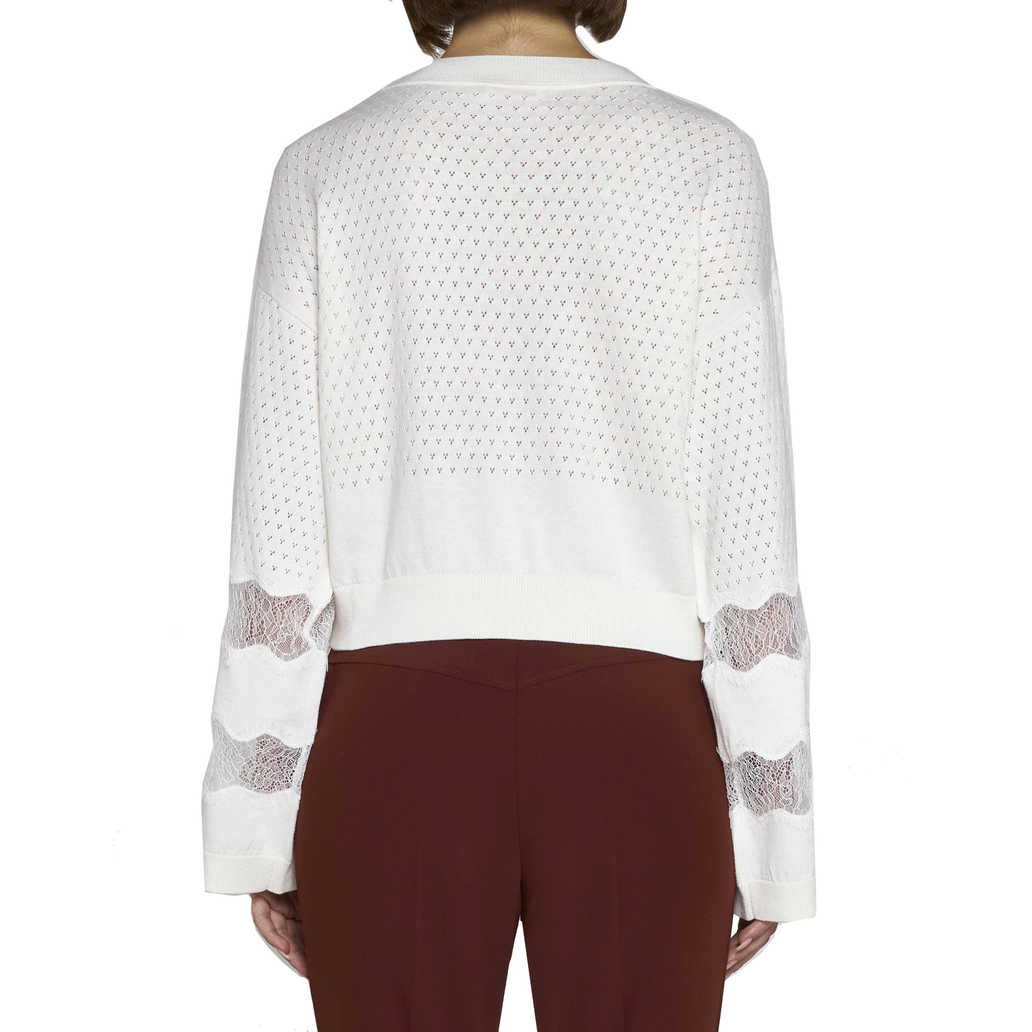 SEE BY CHLOE-OUTLET-SALE-Sweater WEISS-ARCHIVIST