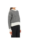 BOTTEGA VENETA-OUTLET-SALE-Sweater Weiss-ARCHIVIST