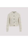 BOTTEGA VENETA-OUTLET-SALE-Sweater Weiss-ARCHIVIST