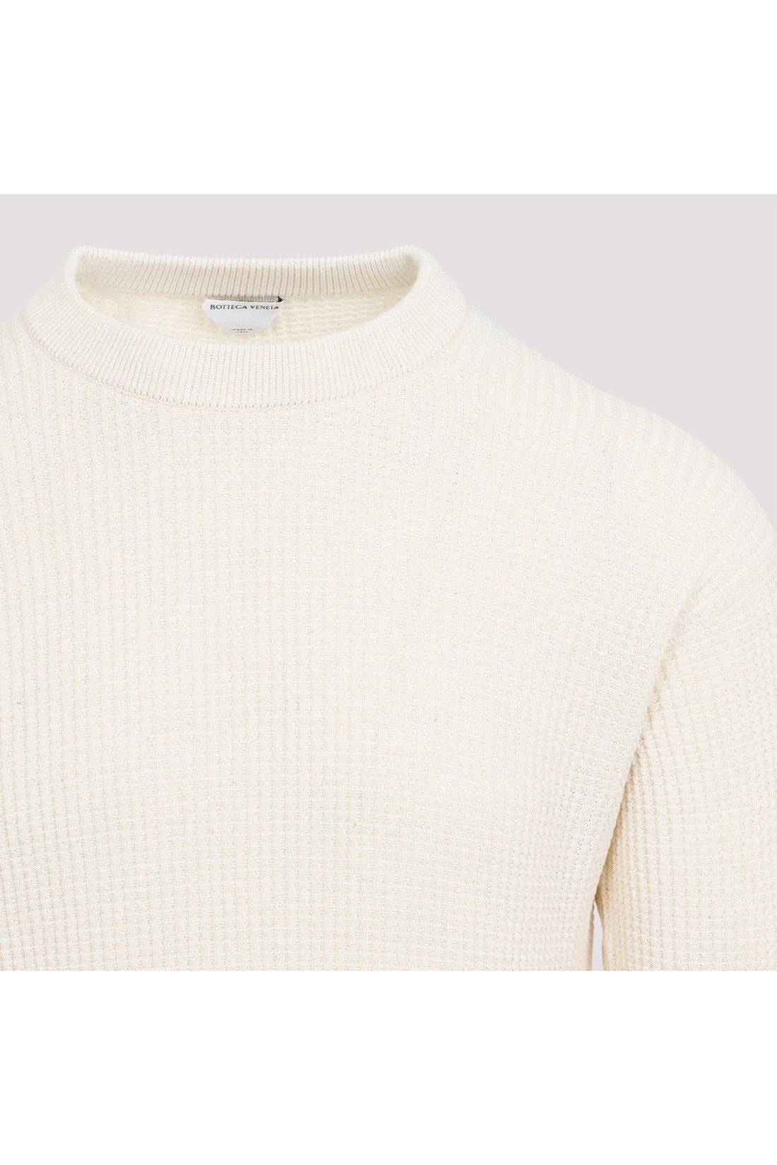 BOTTEGA VENETA-OUTLET-SALE-Sweater Weiss-ARCHIVIST