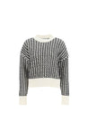 BOTTEGA VENETA-OUTLET-SALE-Sweater Weiss-ARCHIVIST