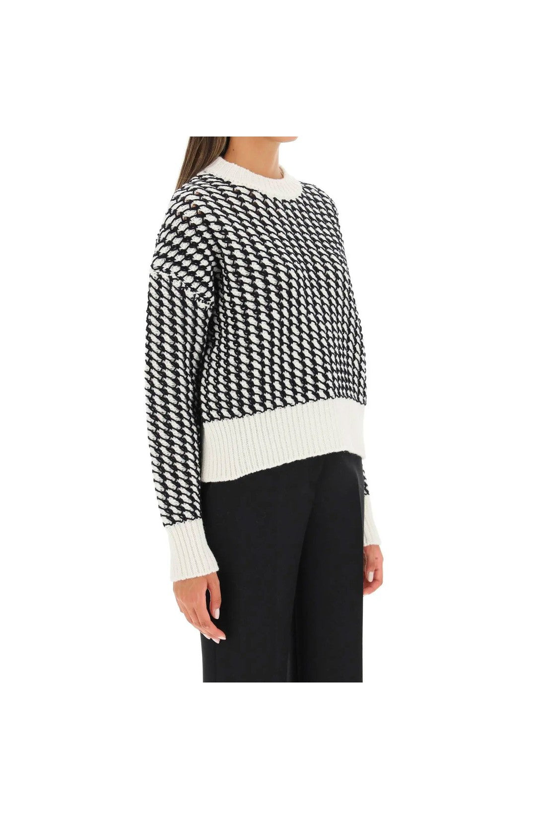 Bottega Veneta-OUTLET-SALE-Sweater Weiss-ARCHIVIST