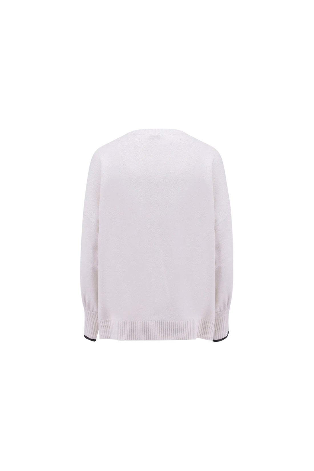 Brunello Cucinelli-OUTLET-SALE-Sweater Weiss-ARCHIVIST