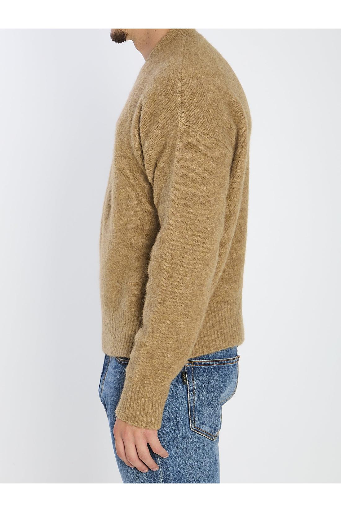 Ami Paris-OUTLET-SALE-Sweater in alpaca and wool-ARCHIVIST