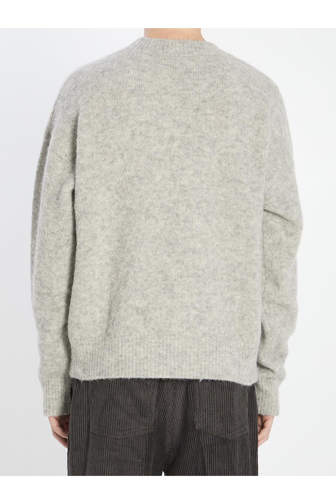 Ami Paris-OUTLET-SALE-Sweater in alpaca and wool-ARCHIVIST