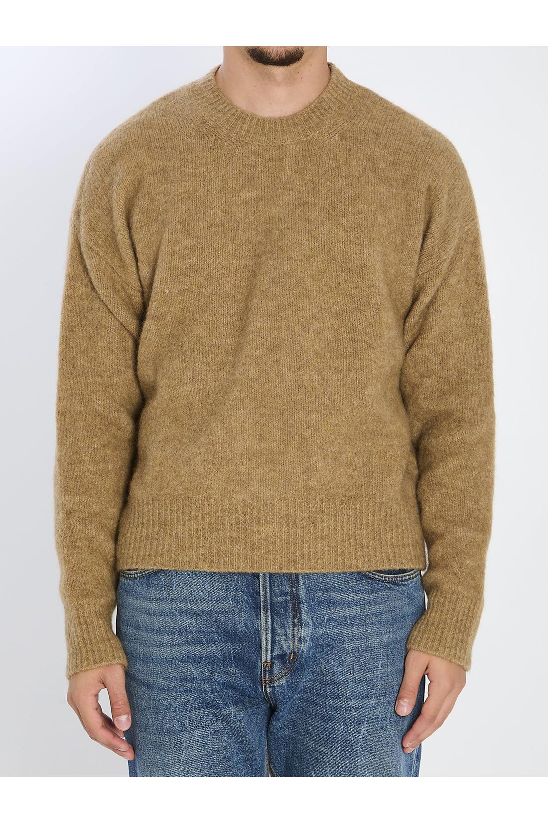 Ami Paris-OUTLET-SALE-Sweater in alpaca and wool-ARCHIVIST