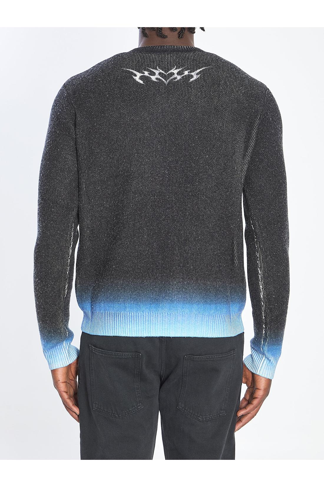 Casablanca-OUTLET-SALE-Sweater with Blades print-ARCHIVIST