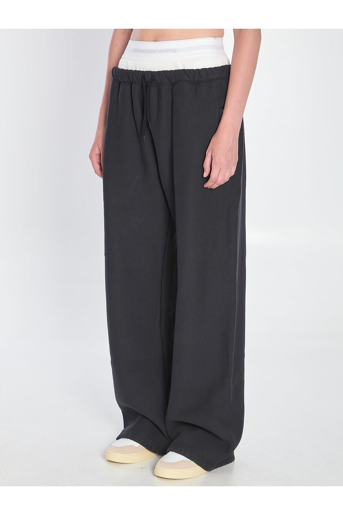 Alexander Wang-OUTLET-SALE-Sweatpants with brief-ARCHIVIST