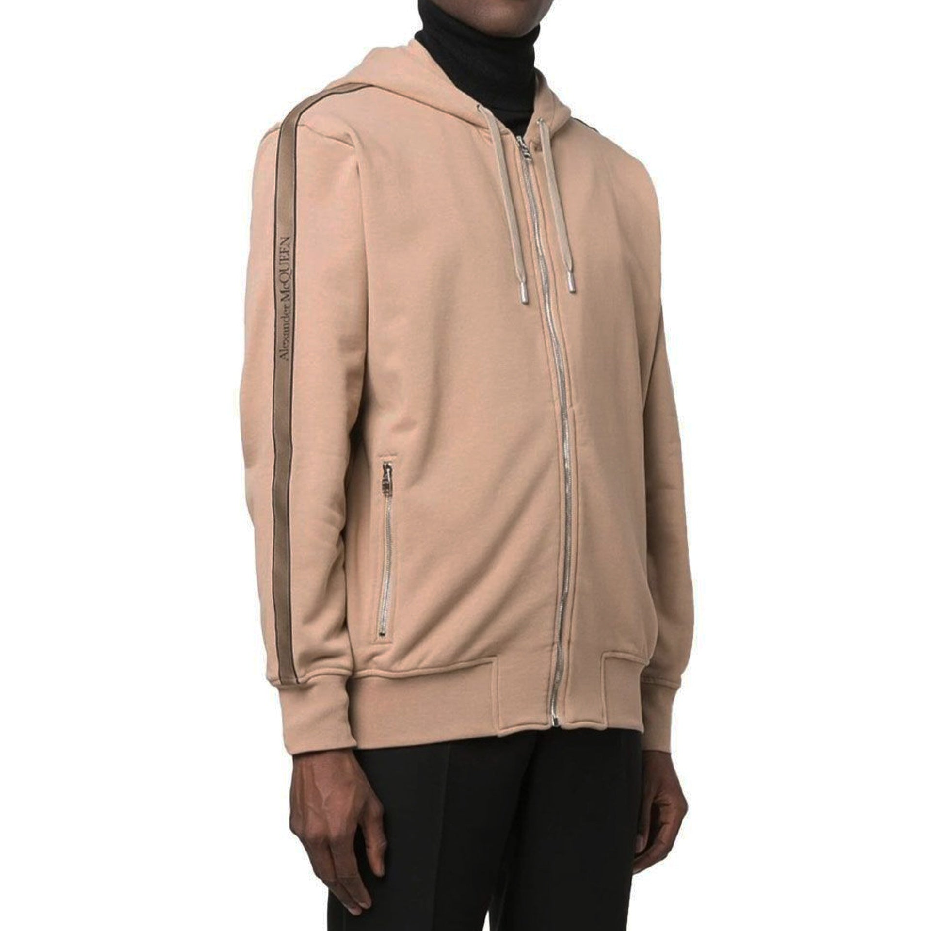 ALEXANDER MCQUEEN-OUTLET-SALE-Sweatshirt Beige-ARCHIVIST