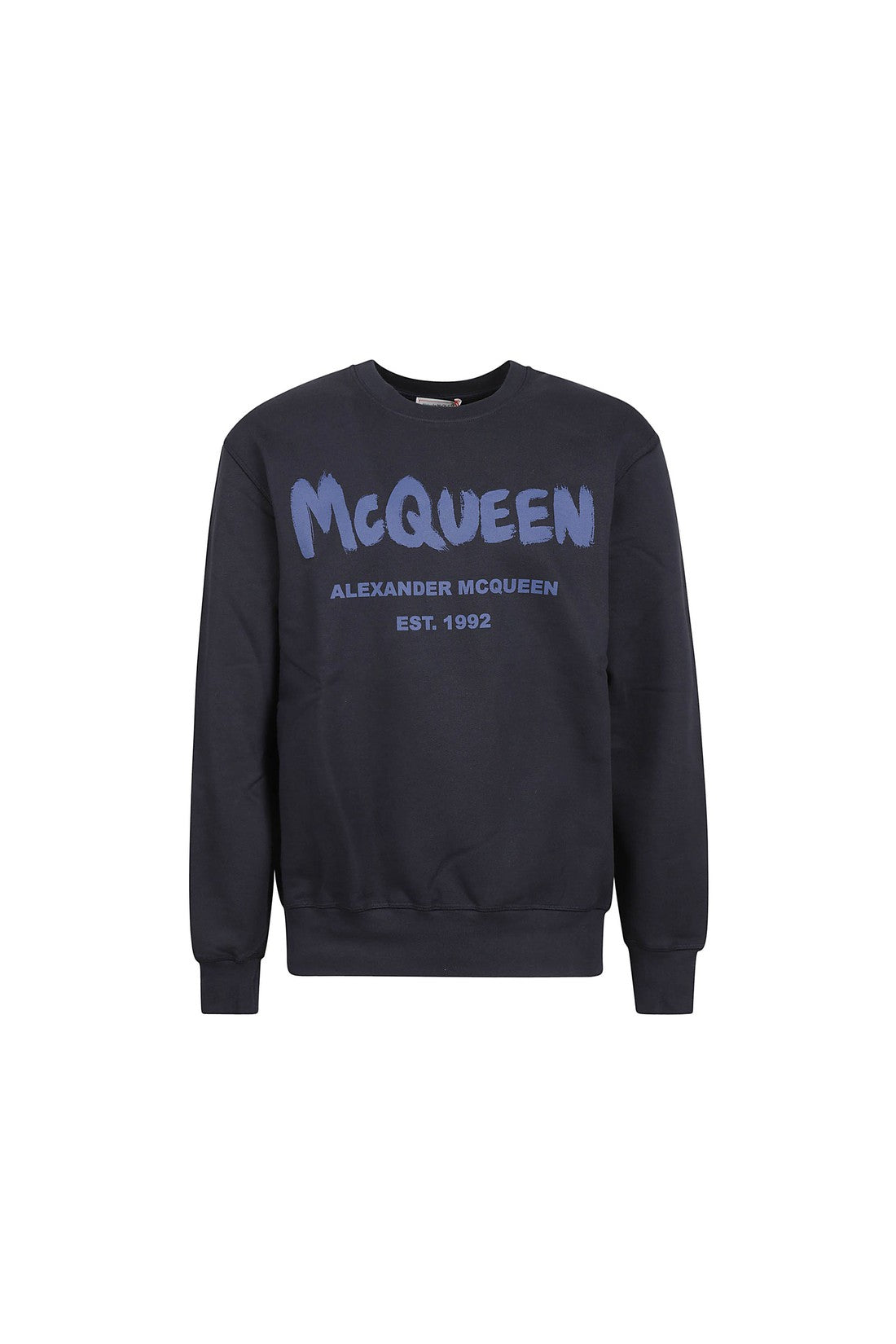 ALEXANDER MCQUEEN-OUTLET-SALE-Sweatshirt Blau-ARCHIVIST