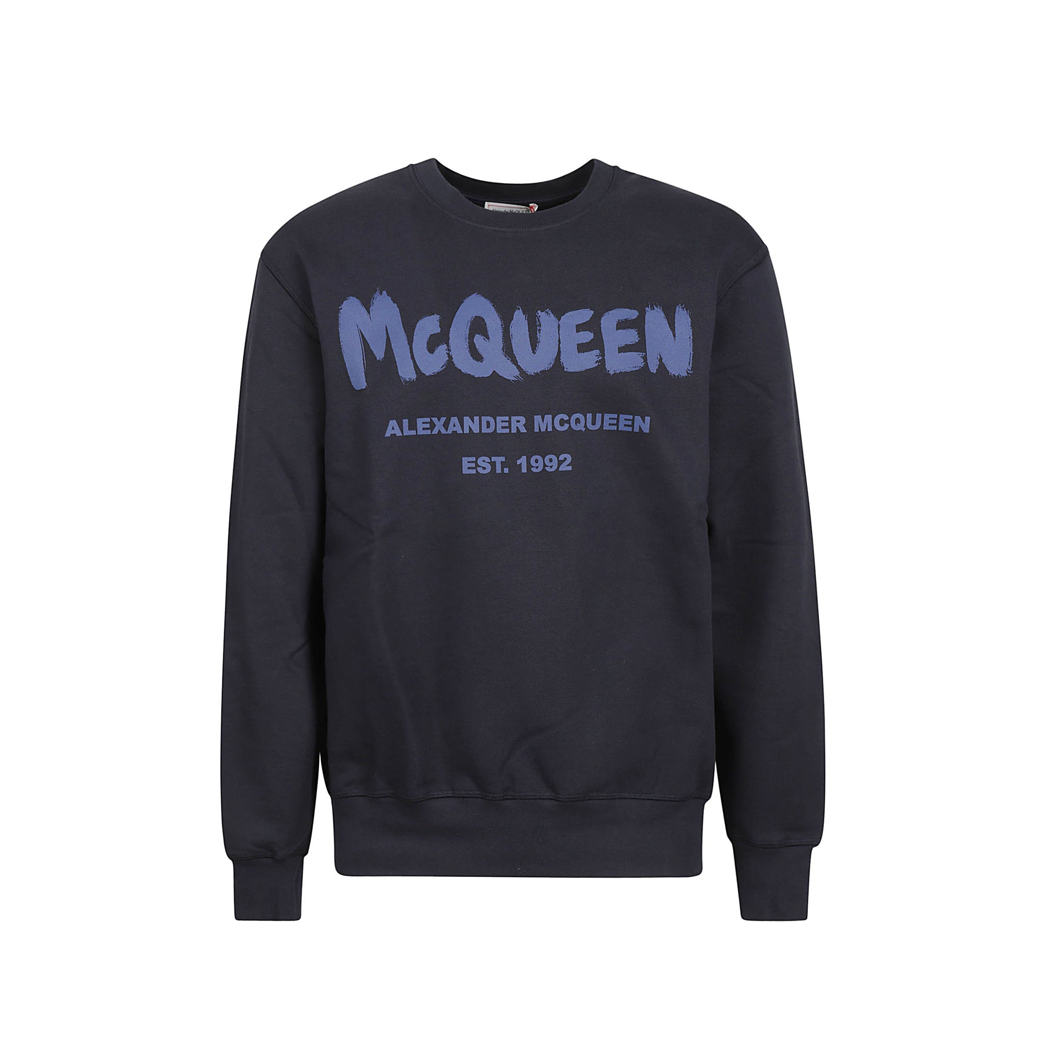 ALEXANDER MCQUEEN-OUTLET-SALE-Sweatshirt Blau-ARCHIVIST