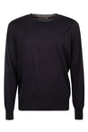 BRUNELLO CUCINELLI-OUTLET-SALE-Sweatshirt Blau-ARCHIVIST