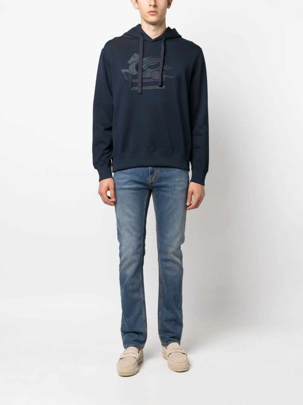 ETRO-OUTLET-SALE-Sweatshirt Blau-ARCHIVIST