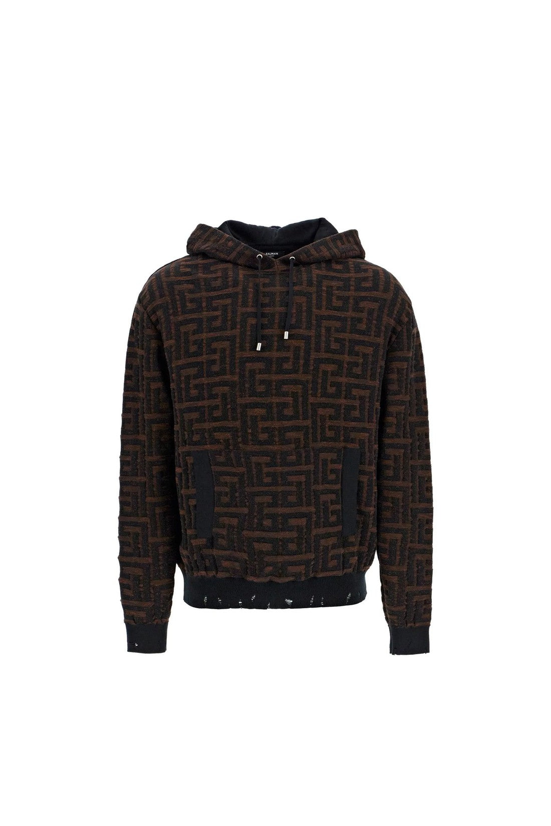 BALMAIN-OUTLET-SALE-Sweatshirt Braun-ARCHIVIST