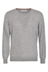 BRUNELLO CUCINELLI-OUTLET-SALE-Sweatshirt Braun-ARCHIVIST