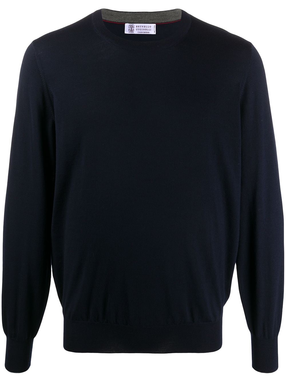 BRUNELLO CUCINELLI-OUTLET-SALE-Sweatshirt Grau-ARCHIVIST