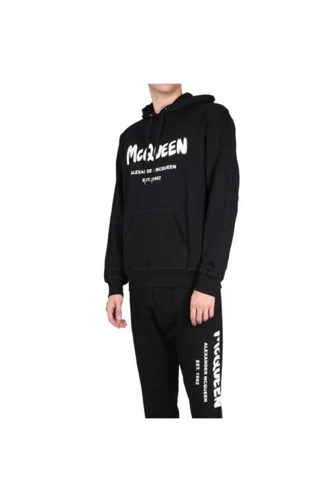 ALEXANDER MCQUEEN-OUTLET-SALE-Sweatshirt Schwarz-ARCHIVIST