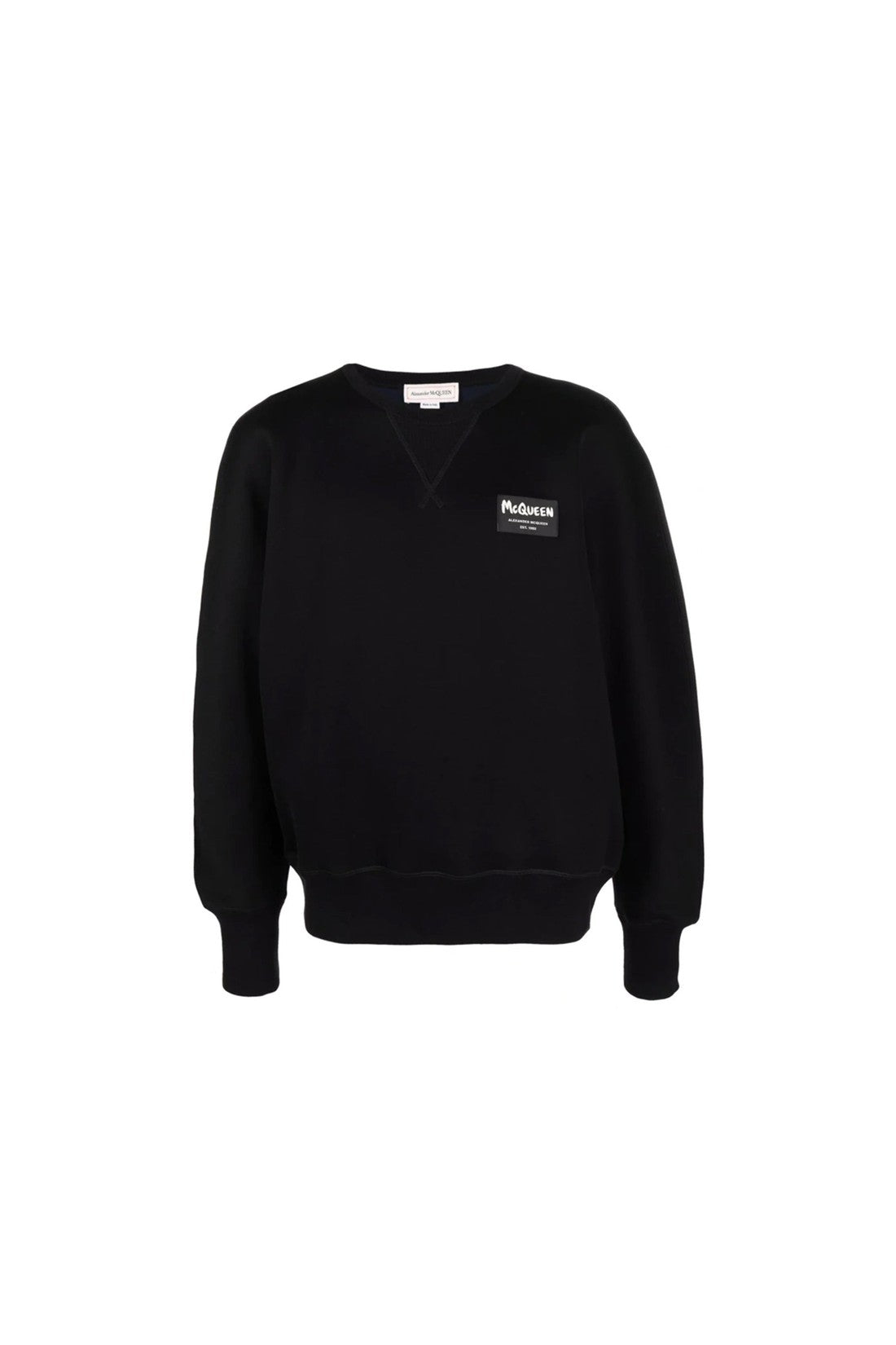 ALEXANDER MCQUEEN-OUTLET-SALE-Sweatshirt Schwarz-ARCHIVIST