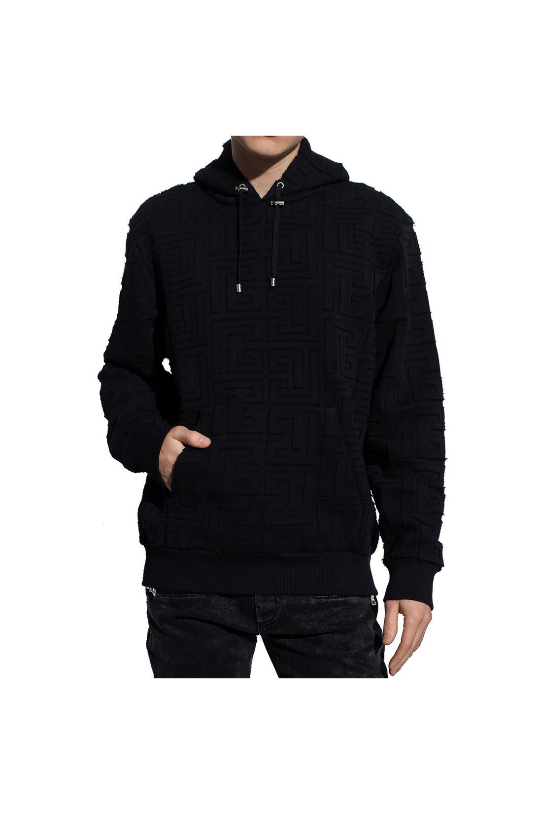 BALMAIN-OUTLET-SALE-Sweatshirt Schwarz-ARCHIVIST