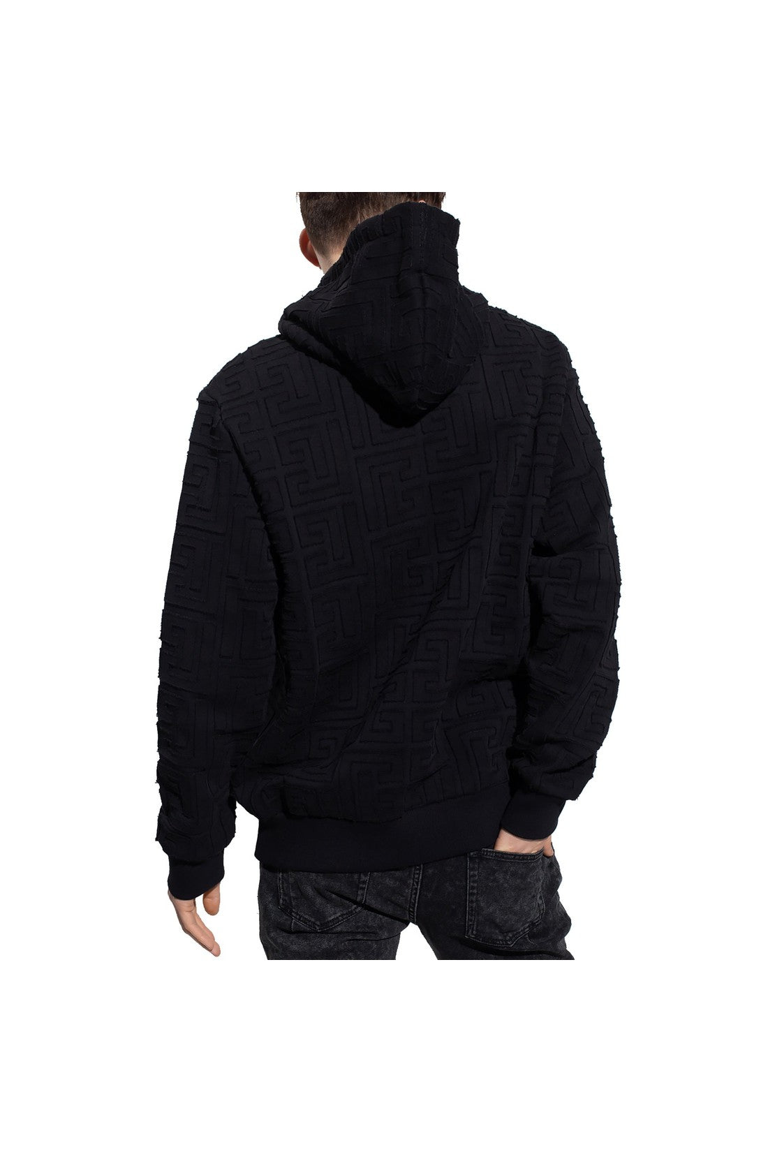 BALMAIN-OUTLET-SALE-Sweatshirt Schwarz-ARCHIVIST