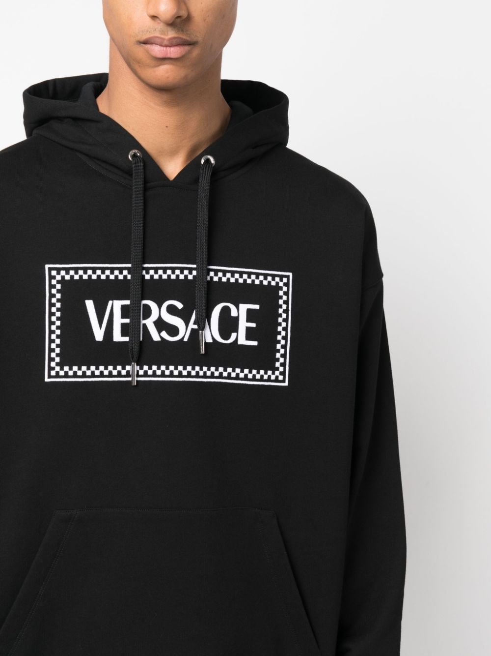 Versace-OUTLET-SALE-Sweatshirt Schwarz-ARCHIVIST