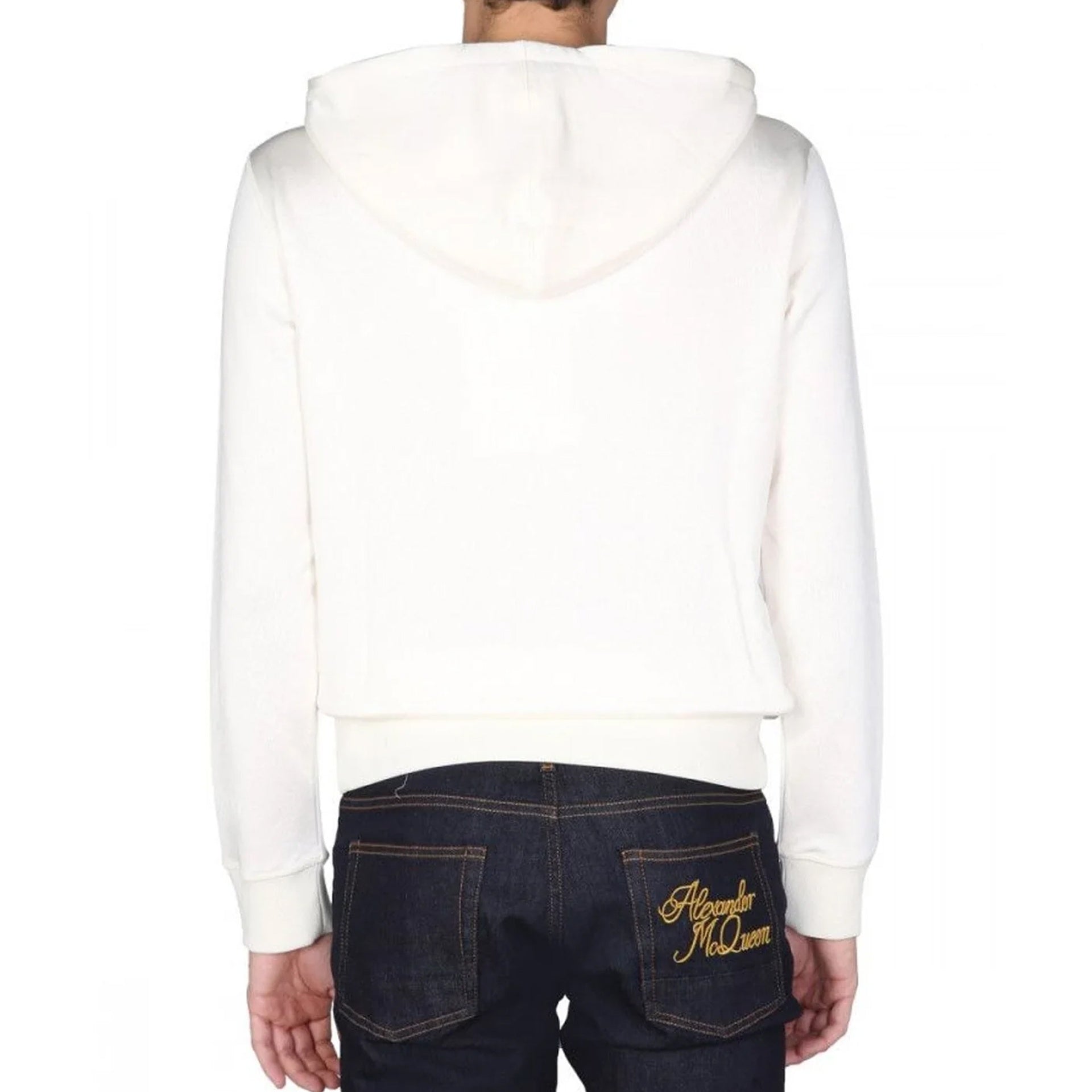 ALEXANDER MCQUEEN-OUTLET-SALE-Sweatshirt Weiss-ARCHIVIST