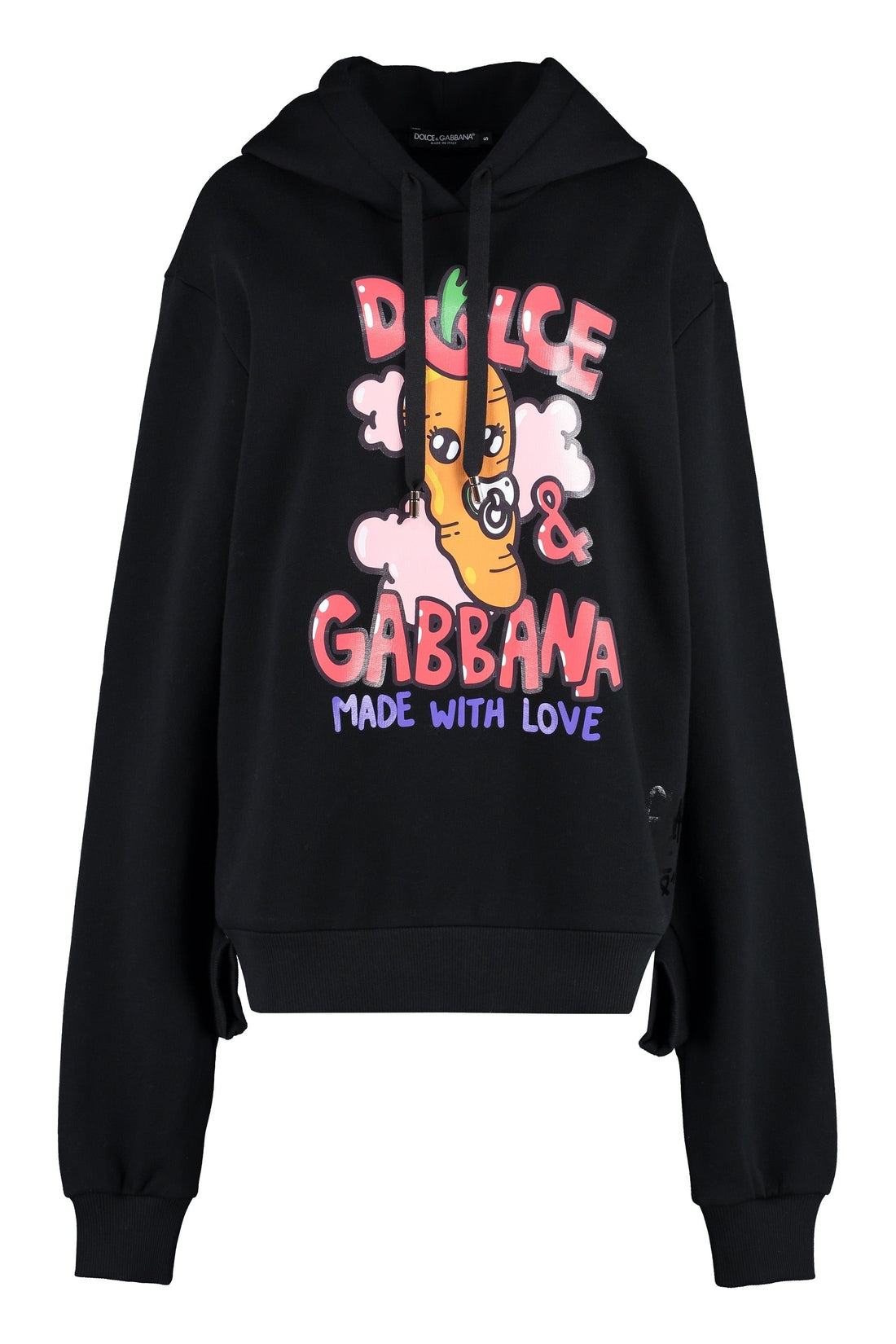 Dolce & Gabbana-OUTLET-SALE-Sweatshirt with Gianpiero D’Alessandro print-ARCHIVIST