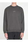 Stone Island-OUTLET-SALE-Sweatshirt with Industrial Flow print-ARCHIVIST