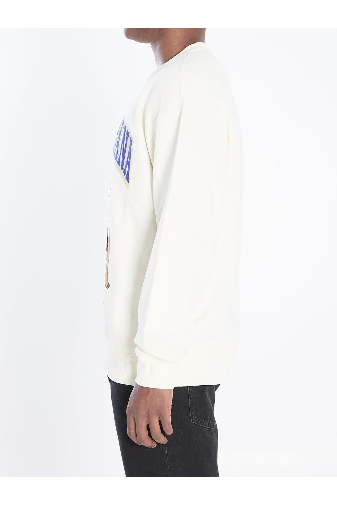 Dolce & Gabbana-OUTLET-SALE-Sweatshirt with Pin-up print-ARCHIVIST