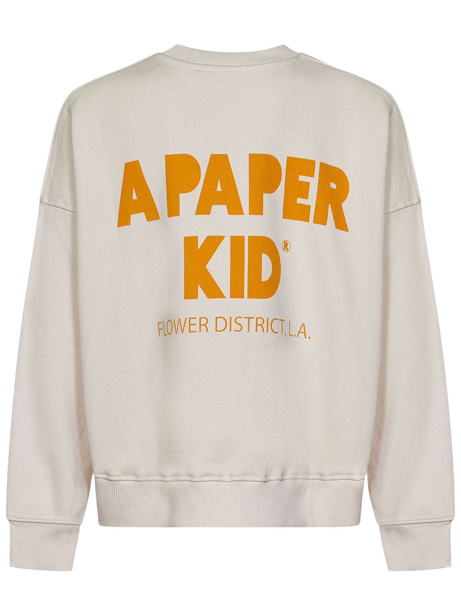 A PAPER KID-OUTLET-SALE-Sweatshirts BEIGE-ARCHIVIST