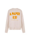 A Paper Kid-OUTLET-SALE-Sweatshirts BEIGE-ARCHIVIST