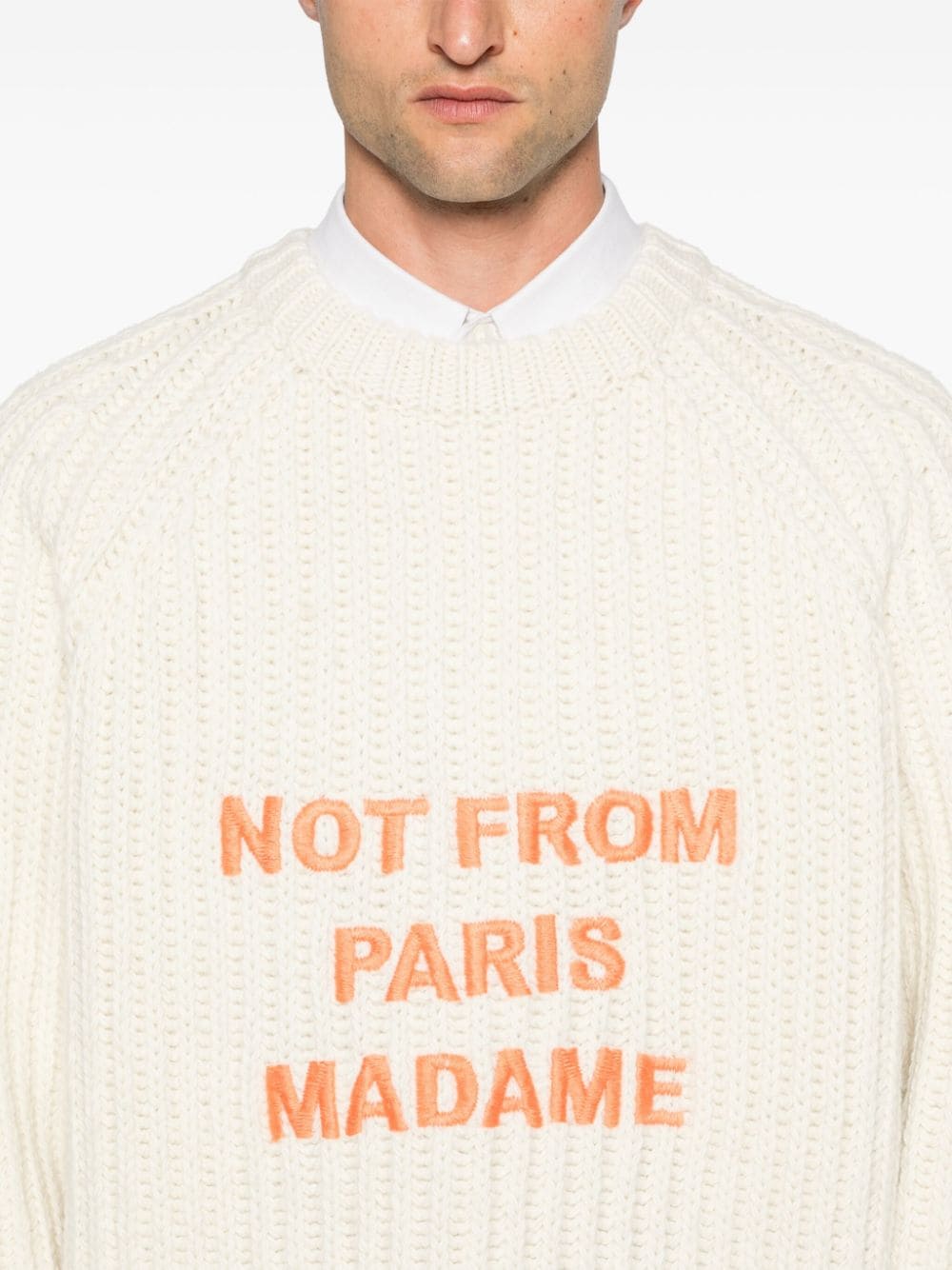 DROLE DE MONSIEUR-OUTLET-SALE-Sweatshirts BEIGE-ARCHIVIST