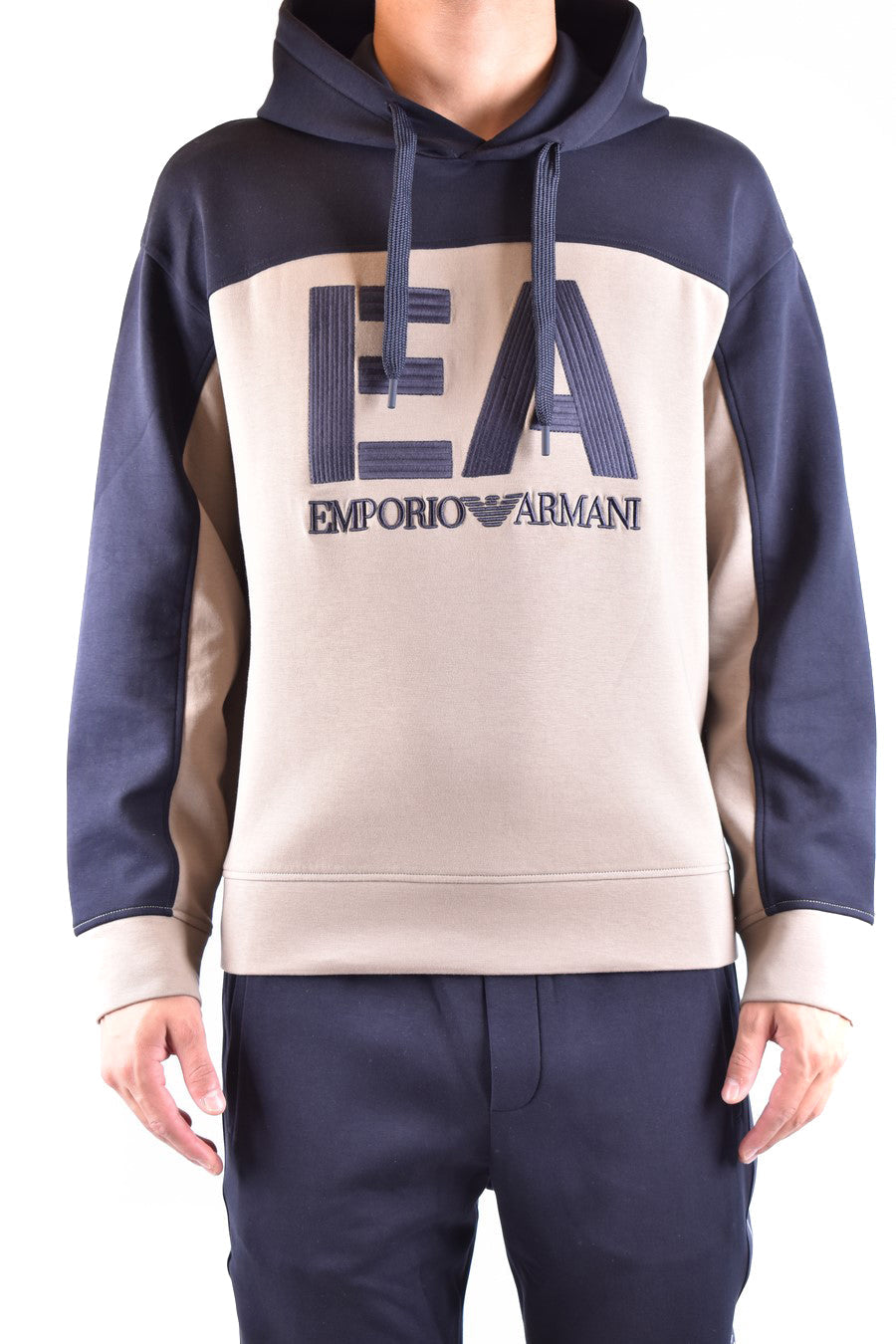 EMPORIO ARMANI-OUTLET-SALE-Sweatshirts BEIGE-ARCHIVIST