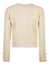 Elisabetta Franchi-OUTLET-SALE-Sweatshirts BEIGE-ARCHIVIST