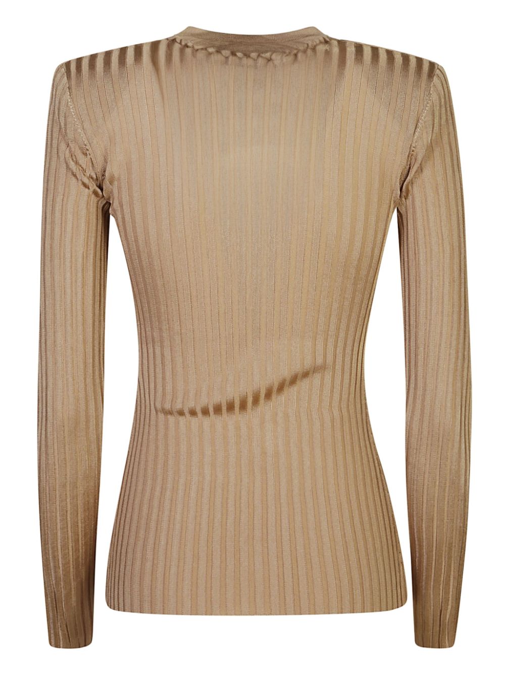 Elisabetta Franchi-OUTLET-SALE-Sweatshirts BEIGE-ARCHIVIST