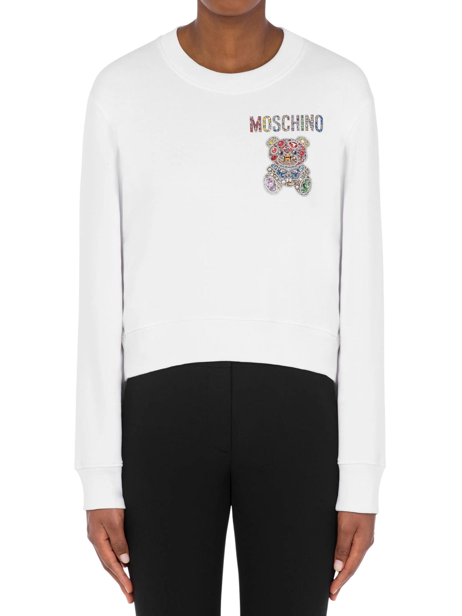 MOSCHINO-OUTLET-SALE-Sweatshirts BEIGE-ARCHIVIST