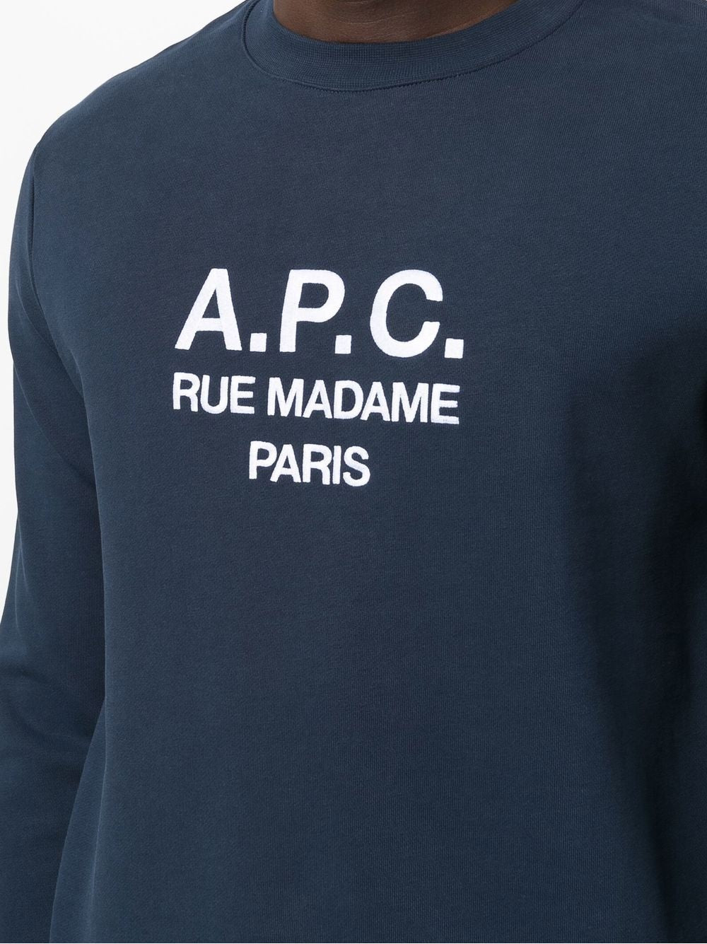 A.P.C.-OUTLET-SALE-Sweatshirts BLAU-ARCHIVIST