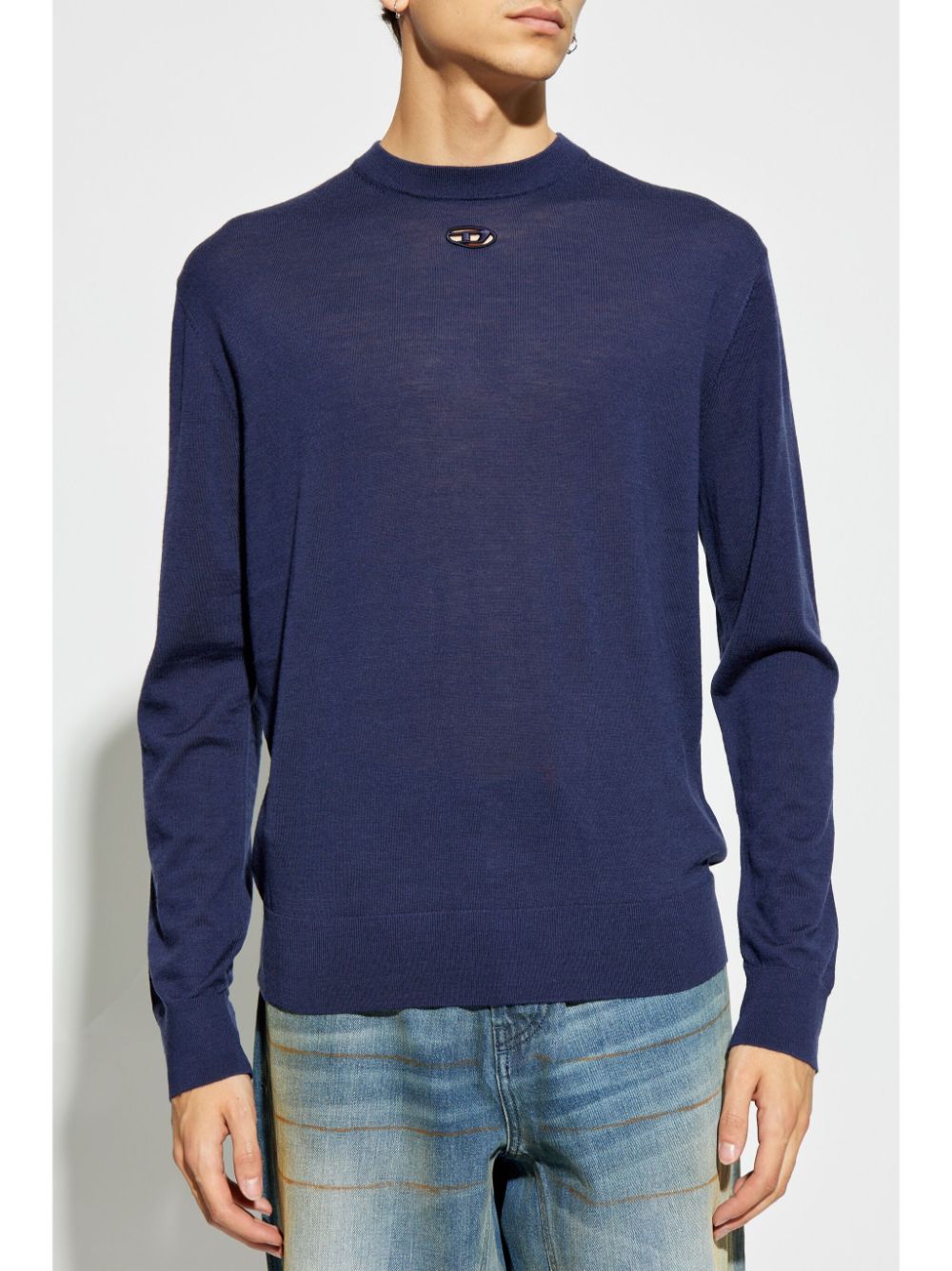 Diesel-OUTLET-SALE-Sweatshirts BLAU-ARCHIVIST