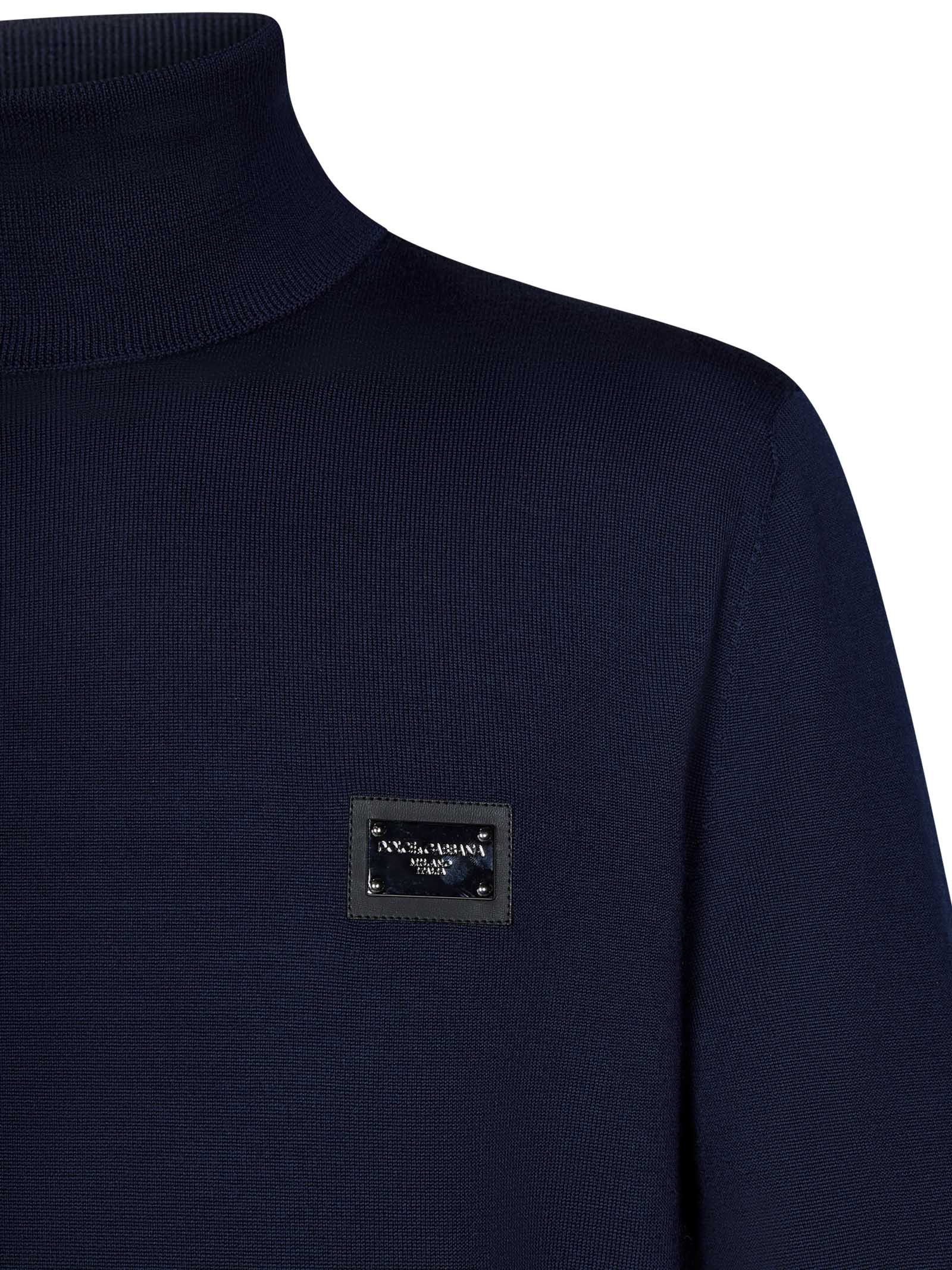 Dolce & Gabbana-OUTLET-SALE-Sweatshirts BLAU-ARCHIVIST