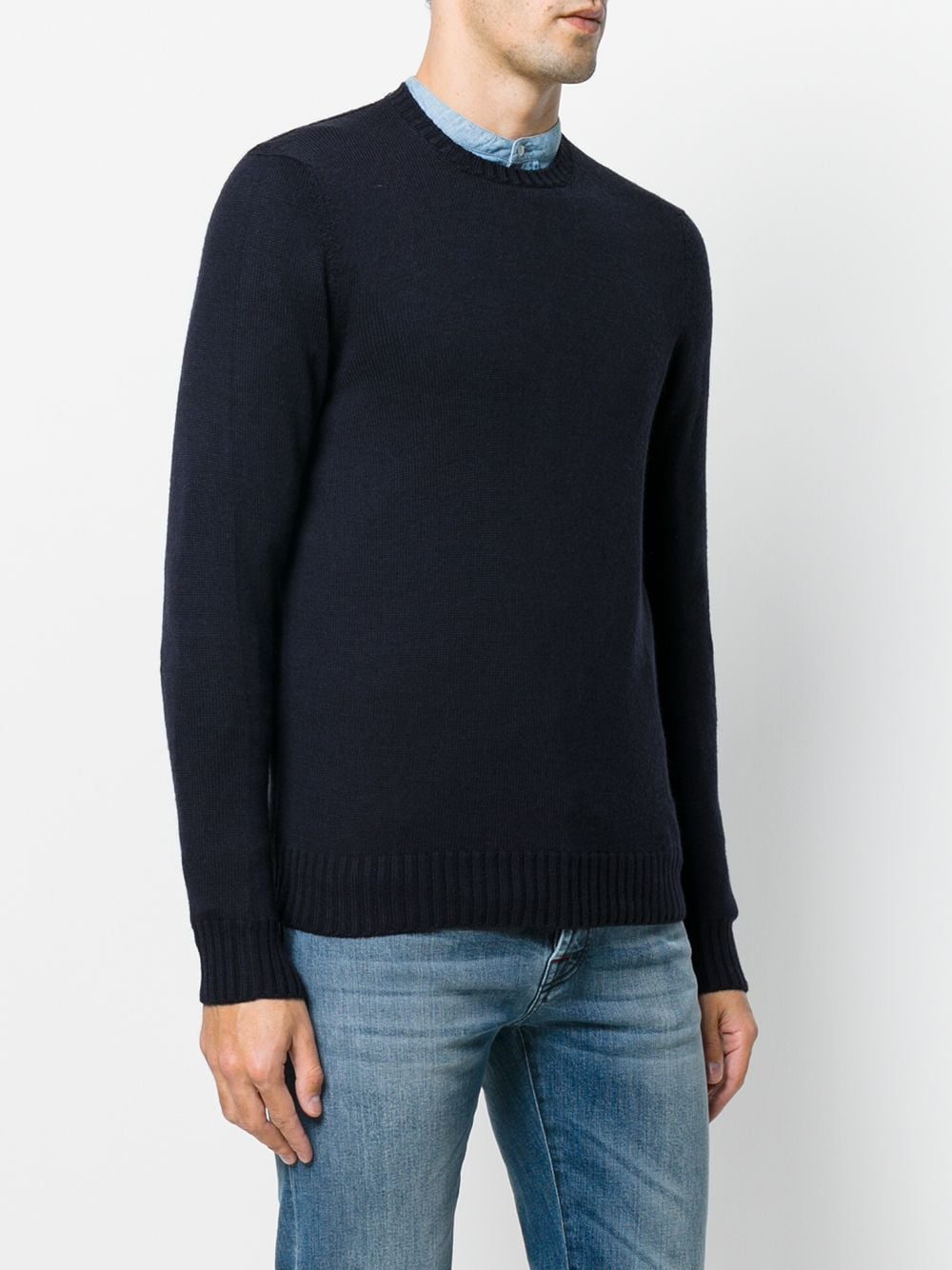 Drumohr-OUTLET-SALE-Sweatshirts BLAU-ARCHIVIST