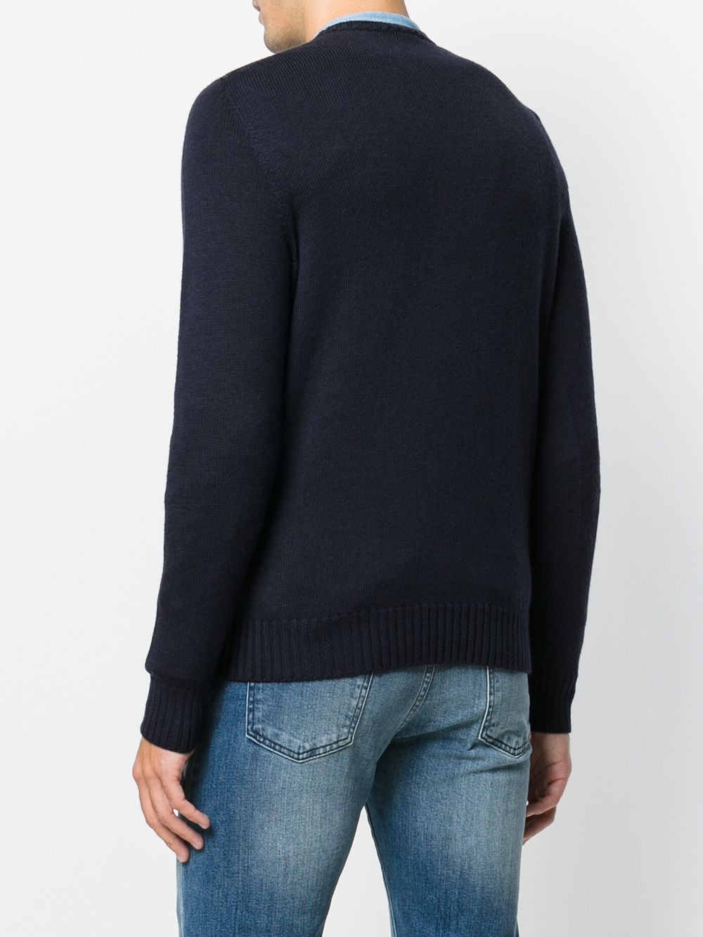 Drumohr-OUTLET-SALE-Sweatshirts BLAU-ARCHIVIST