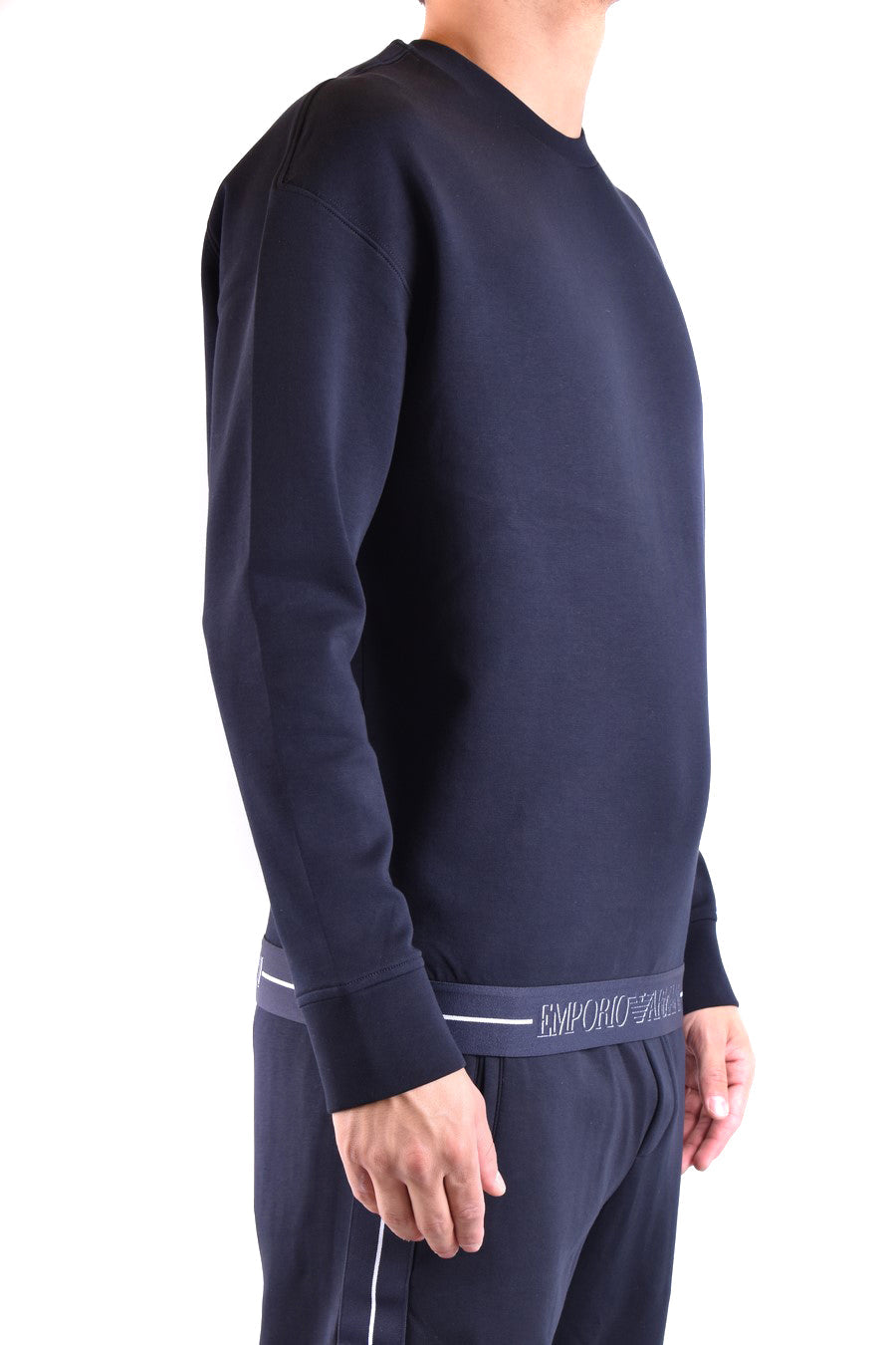 EMPORIO ARMANI-OUTLET-SALE-Sweatshirts BLAU-ARCHIVIST