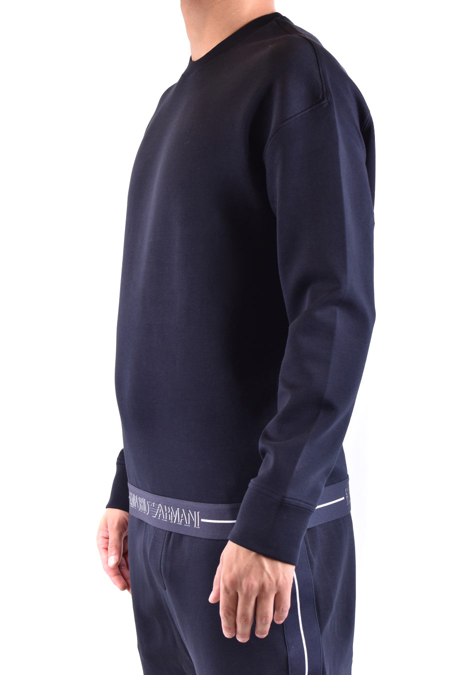 EMPORIO ARMANI-OUTLET-SALE-Sweatshirts BLAU-ARCHIVIST