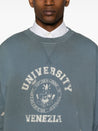 GOLDEN GOOSE-OUTLET-SALE-Sweatshirts BLAU-ARCHIVIST