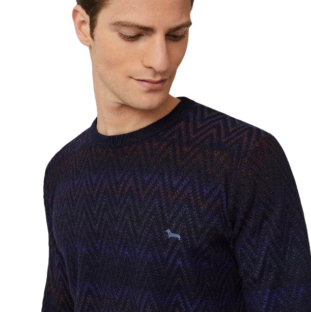 HARMONT & BLAINE-OUTLET-SALE-Sweatshirts BLAU-ARCHIVIST